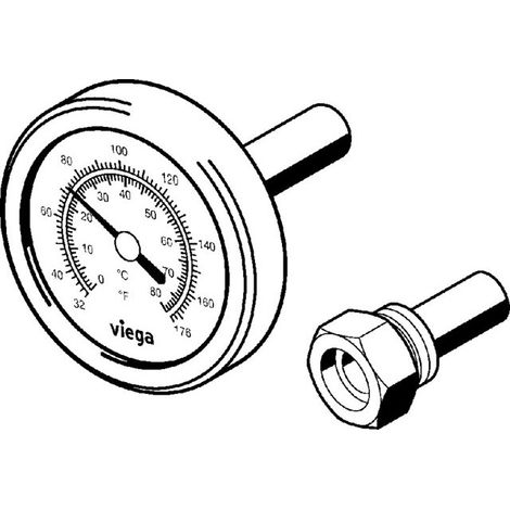 VIEGA 789626 Ensemble de thermomètres 1010.9 (1/3)