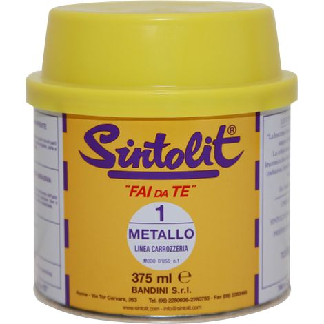Sintolit 375 ml mastic pour tuyaux de carrosserie de gouttiA res mA talliques en fer