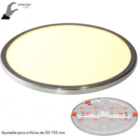 FAB 100592020 Downlight 20w 4000k Cromo Porvenir 1920lm 23dajustable Al Hueco De Empotrar (1/4)
