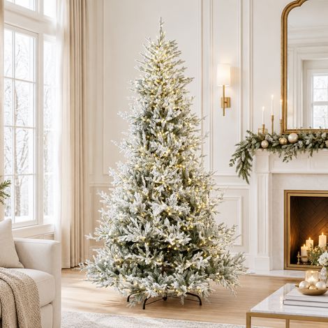 Albero di Natale Hopkins Innevato Bizzotto H 180 cm 900 MicroLED (1/4)