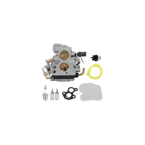 Kit de remplacement carburateur pour tronçonneuse Husqvarna 235e 235 236 240 240E Installation facile Matériau aluminium Performances optimales - 545072601