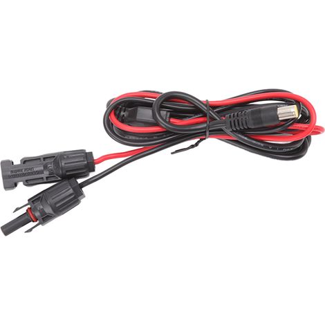 Adaptateur de connecteur pour panneau solaire femelle-mâle, 2 conducteurs, cuivre 7,9 mm², PVC 16 AWG, rallonge électrique 8 V CC