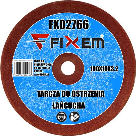 Disco affilatore per catena 100x10 marrone