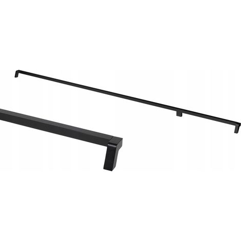 Maniglia nera per mobili, armadi a tamburo, guardaroba 1188/1200 MM 1,2M sinistra 120 CM AKS (1/4)