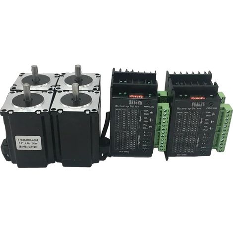 Moteur Pas à Pas, Nema 23, Driver TB6600, 4 Kit, 1.2Nm (1/2)