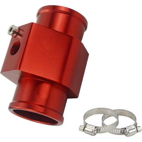 Adaptateur de jauge de température d'eau pour durite de radiateur Couleur Rouge : 40 mm (1/3)