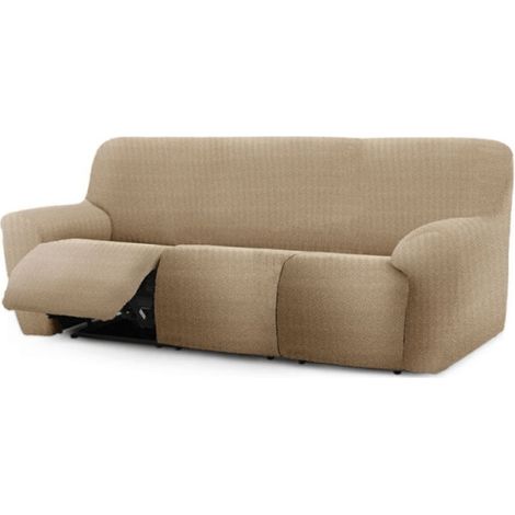 Copridivano Jaz recliner 3 posti beige 200-260 EFFEZ