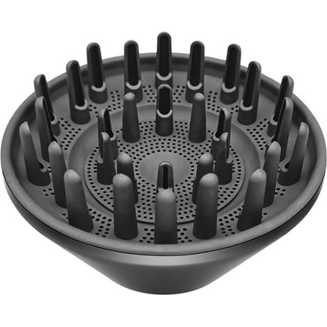 Diffuseur magnétique pour sèche-cheveux compatible Laifen LF03/SE - embout volumisant ABS, noir (1/5)