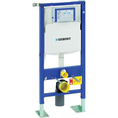 Geberit – Bâti-support WC autoportant 112 cm – Réservoir Sigma 12 cm – Montage universel – Châssis plastifié haute adhérence (1/3)
