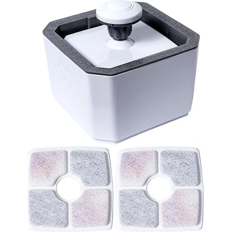 Fontaines À Eau pour Chats D'Intérieur 2,5 L Amovible, sans Fil, Fontaine À Eau Pour Chat d'Intérieur Sans Fil Pour Chiot Petit Animal Et Maison Extérieur Vacances (1/5)