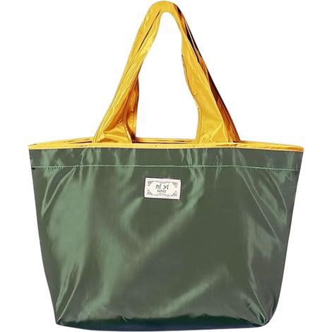 Grand sac à cordon écologique pour faire les courses, sac bandoulière tendance, sac à main pliable et portable, imperméable (1/5)