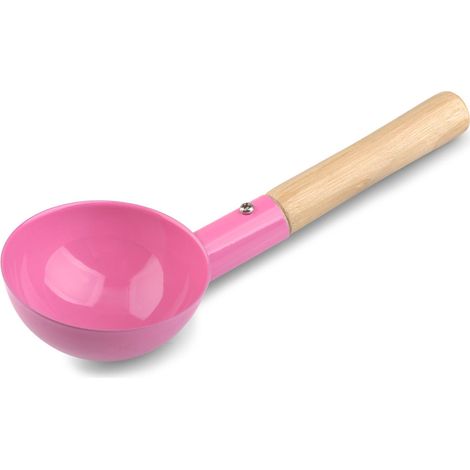 MINKUROW Attrezzi Manuali Da Giardino Per Bambini, Mini Pala Per Piante Da Giardino Con Manico In Legno (Adatto Per I Più Piccoli) - Cucchiaio (1/2)