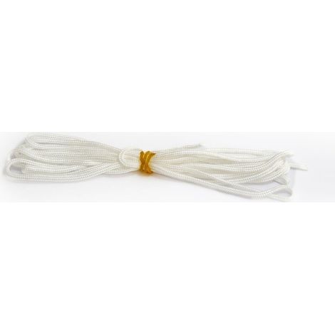 One Stop DIY Cordon en nylon pour accrocher des photos Blanc 30 kg 48 x 3 m