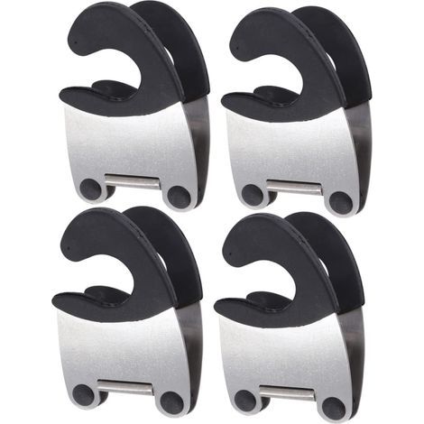 4-teiliges Set - wasserdichte Topfzange aus Edelstahl - Hakendesign - Küchenutensilzange - multifunktionale, hitzebeständige Topfzange usw. (1/5)