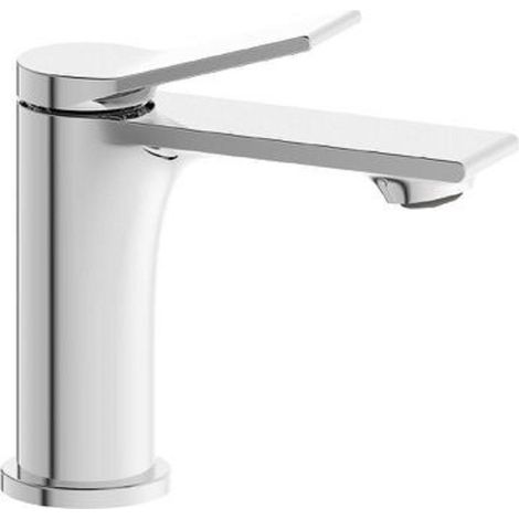 Cleafe - Rubinetto Miscelatore Monocomando Cromato Per Lavabo Lavandino Moderno Sky87108 - (1/2)