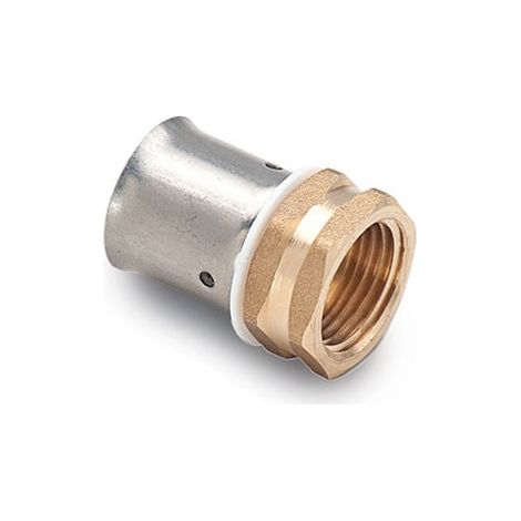 Raccord multicouche à sertir droit femelle (26/34) 1" - Ø32x3,0 - MULTIPEX