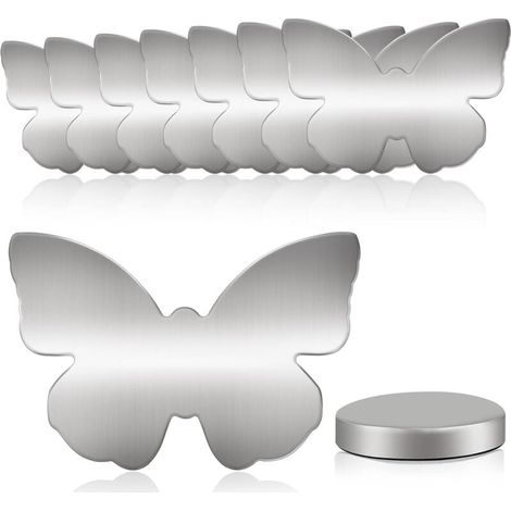 Lot de 8 poids de nappe, papillon magnétique, 55 g, poids magnétiques extra lourds pour nappes, rideau, rideau de douche etc.