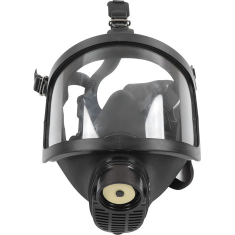Masque respiratoire réutilisable avec filtre en silicone, visière de protection ajustable pour travaux extérieurs, étanche à la fumée (1/5)