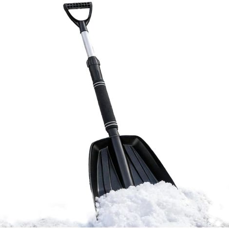 Bardusch-Pelle à neige robuste hiver, ergonomique, déneigement entrée/trottoir/terrasse/jardin – glace et givre (1/5)