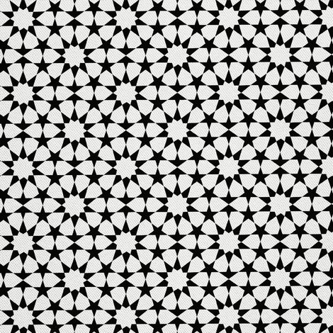 Telas decorativas para exteriores estilo oxford con estampado geométrico en blanco y negro. (1/5)