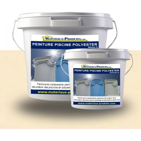Peinture Piscine Polyester - 5 Kg Beige - MATPRO (1/5)