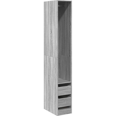 Maison Exclusive - Kleiderschrank Grau Sonoma 30x50x200 cm Holzwe