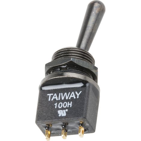 Interrupteur à levier RS PRO, On-(On), 1RT, 5 A @ 250 V c.a. ( Prix pour 1 ) (1/2)