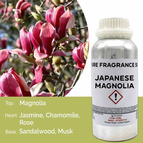 Huile parfumée pure de magnolia japonais - 500 ml- Vendu par 1