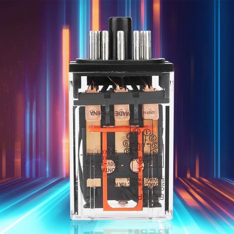 Relais électromagnétique MK3P-I AC 220 V à usage général, 11 broches, 10 A, 3 ohms (1/5)