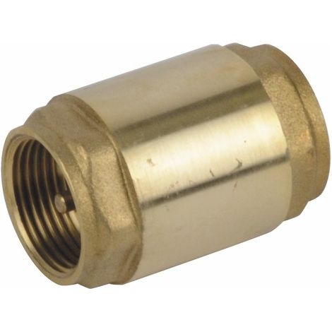Valvola di non ritorno tutte le posizioni ottone otturatore ottone