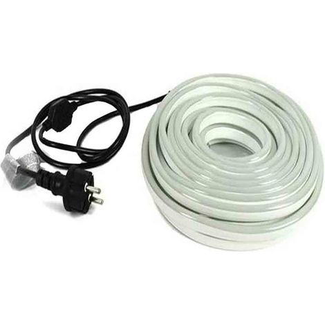 Tubo strip led neon flex 10 metri bobina 220v per esterni IP44 per balcone insegne luce blu decorazioni luci natalizie (1/3)