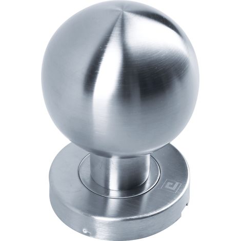 Bouton de porte JADE BP02 diamètre 55mm inox brossé - HERACLES - B-INOX-BP02