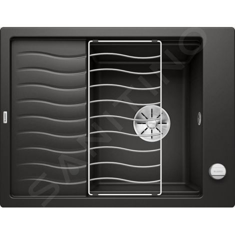 Evier Blanco Elon 45S Silgranit - NOIR - Vidage : Automatique (1/4)