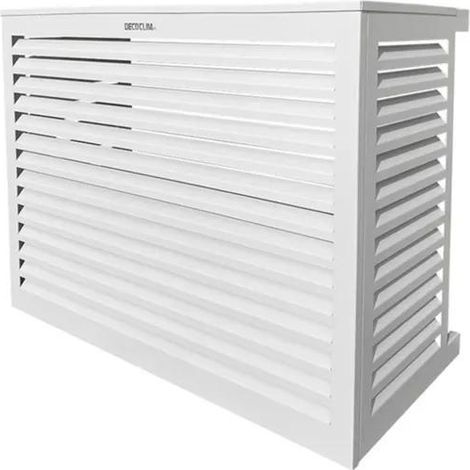 Copertura per condizionatore Decoclim Alluminio Bianco 85x105x51-66 cm