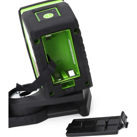 8211G 2-Punkt-, 2-Linien-Grünlaser-Nivelliergerät, hochpräzises automatisches Infrarot-Linienmarkierungsgerät, IP54 wasserdicht, austauschbare Batterien (im Lieferumfang enthalten) (1/5)