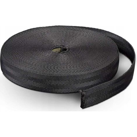 Rouleau de ruban adhésif textile polyester résistant de 10 m et 19 mm de diamètre (R-mtpy-10M) (1/5)
