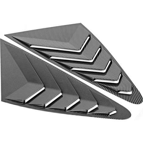 Modifications automobiles 2019-Présent : Modification des aérateurs de fenêtre à persiennes en fibre de carbone pour Audi A7 (1/5)