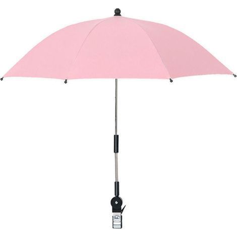 Stuhlschirm mit Universalklemme und Clip, 360° verstellbarer Strandschirm – rosa (1/4)