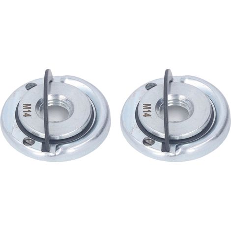 écrous à bride M14 pour meuleuse d'angle, métal, autobloquants, plateau de pression, serrage rapide, pièces de rechange pour outils électriques, diamètre 45 mm (1/5)