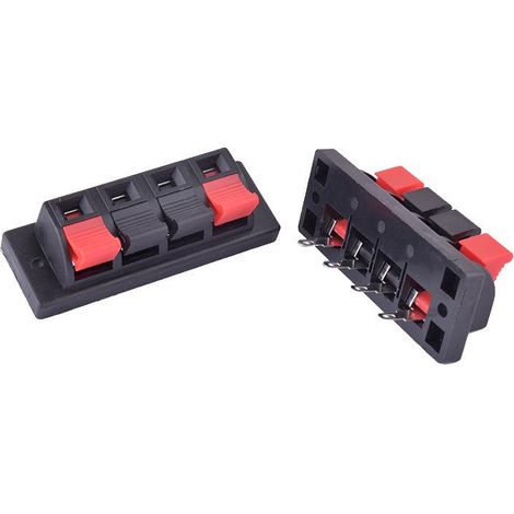 2 borniers à vis 4 positions en cuivre scellés, connecteurs électriques étanches, blocs de raccordement pour câbles, installation automobile, marine, domestique et bricolage (1/5)