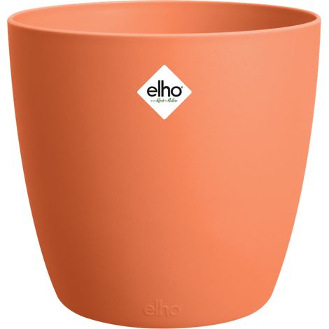 Elho Brussels Round 22 - Marrone - L 22 x B 22 x H 21 cm - Interno - 100% riciclato (1/5)