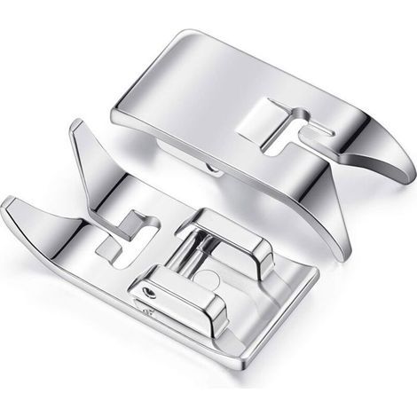 2 Pieces Sewing Machine Presser Foot, Sewing Machine Presser Foot, Zig Zag Foot, General Purpose, Universal for (1/5)