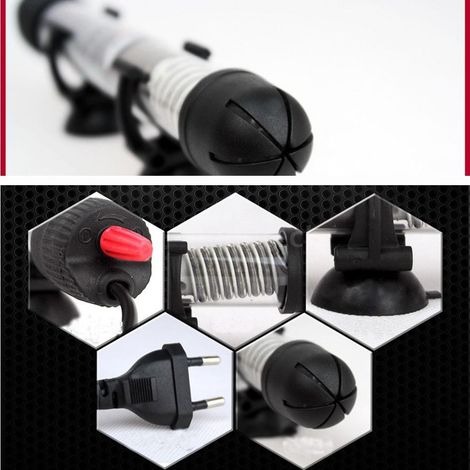TRADE SHOP - Riscaldatore Termostato Per Da Acquario Regolatore Temperatura 25-50-75-150-200w -  50 Watt