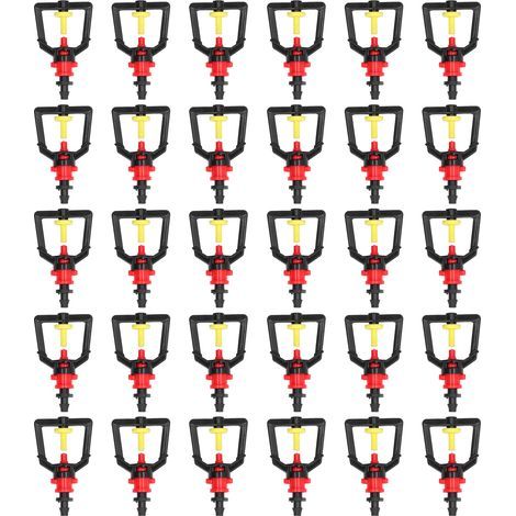Plastic nozzle connector kit, 30 sets for watering, water saving, garden and lawn accessories (1/5)
