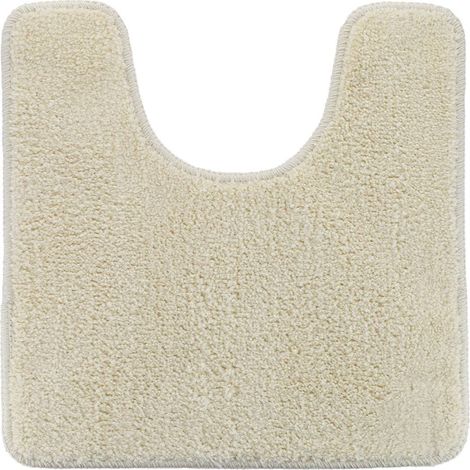 Mikrofaser-wc-konturmatte 45x50 cm latexunterseite - natur - Tendance