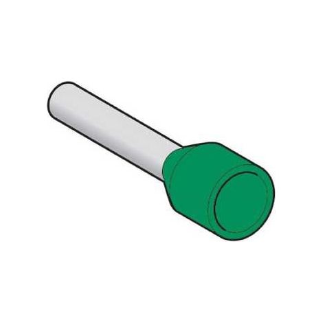 Puntera Simple-M de la marca SIMPLE, 6mm, color verde, ideal para conexiones eléctricas.