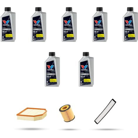 Kit tagliando 3 FILTRI e 7L OLIO compatibile con Bmw x3 (E83) 2.5si 160kw dal 2006 al 2010 (1/5)