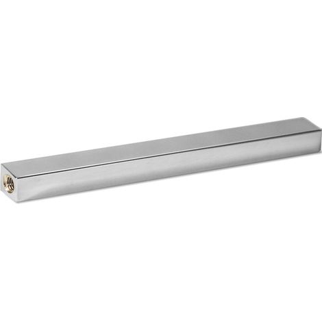Scopino bagno - ricambio manico quadrato ottone cromato cm 11