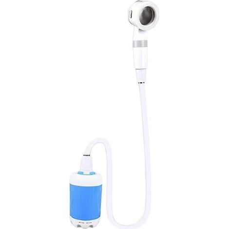 Douchette extérieure compacte, rechargeable et portable, jet doux pour laver la voiture, arroser les fleurs et prendre un bain. (1/5)