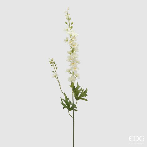 EDG Enzo De Gasperi Speronella con Bocciolo H 80 Cm Pianta Artificiale Avorio